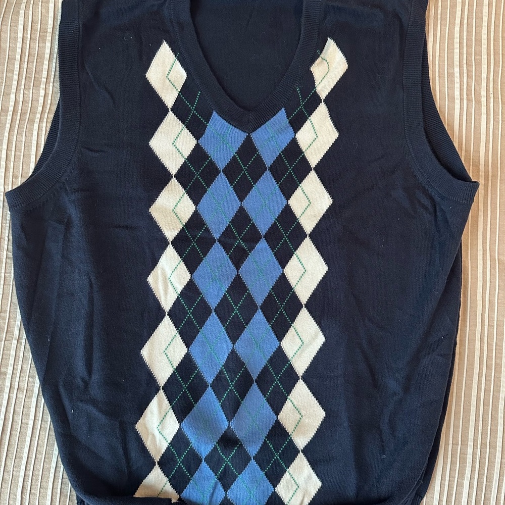 Brooks Brothers Navy Sweater Vest